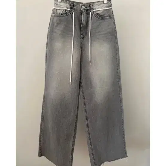 옵텐소 rare string wide denim pants / 스트링데님