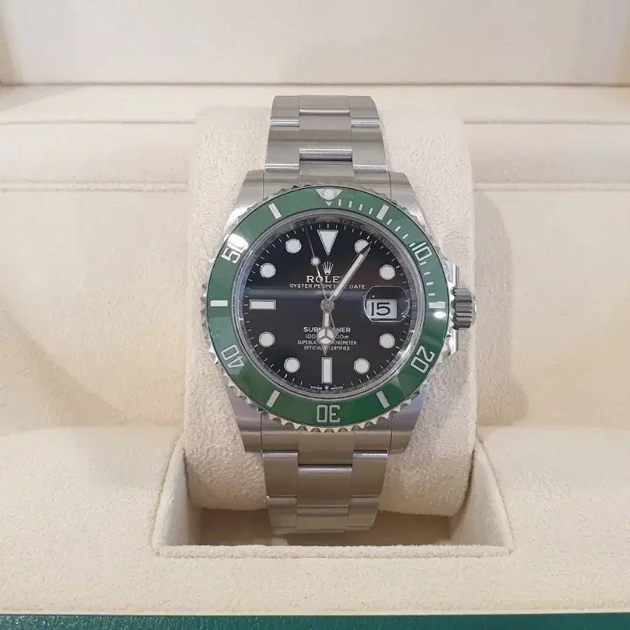 24년12월)로렉스 서브마리너 스타벅스 126610 헐크 41mm