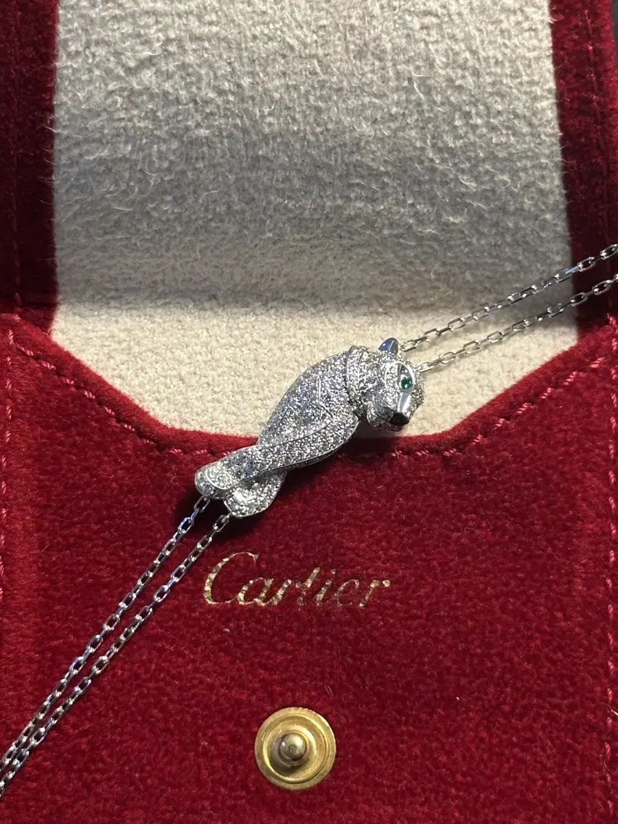 Cartier 팬더 드 까르띠에 다이아몬드 팔찌