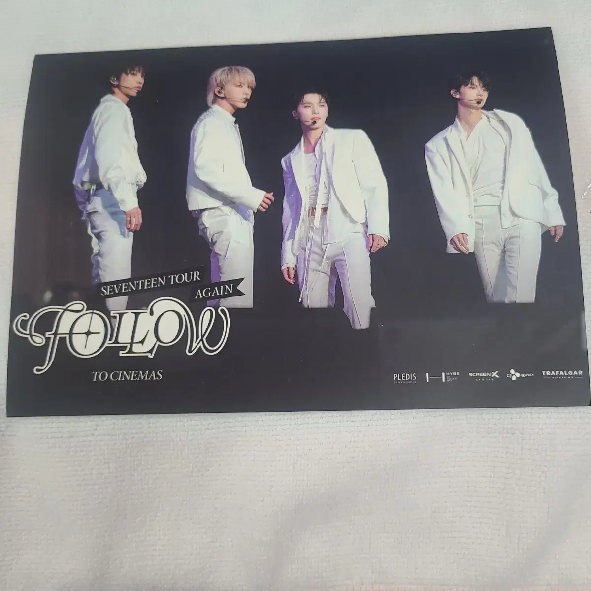 SEVENTEEN Follow Concert Seoul CGV Movie Pre-order Benefit poster postcard WTS