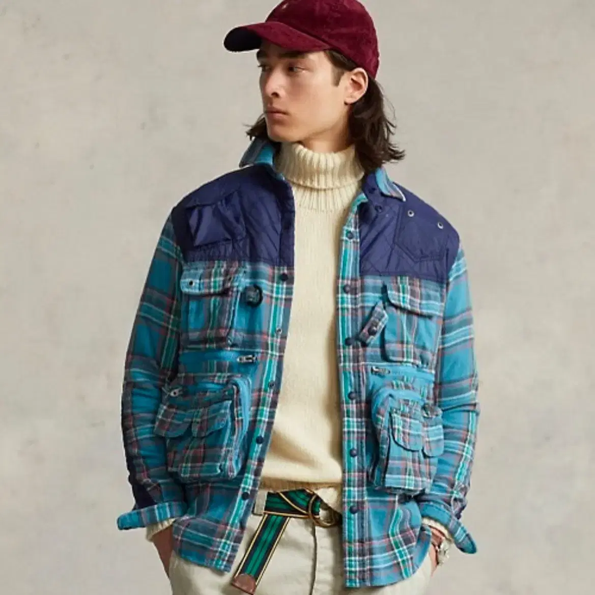 폴로 POLO Twill Utility Overshirt