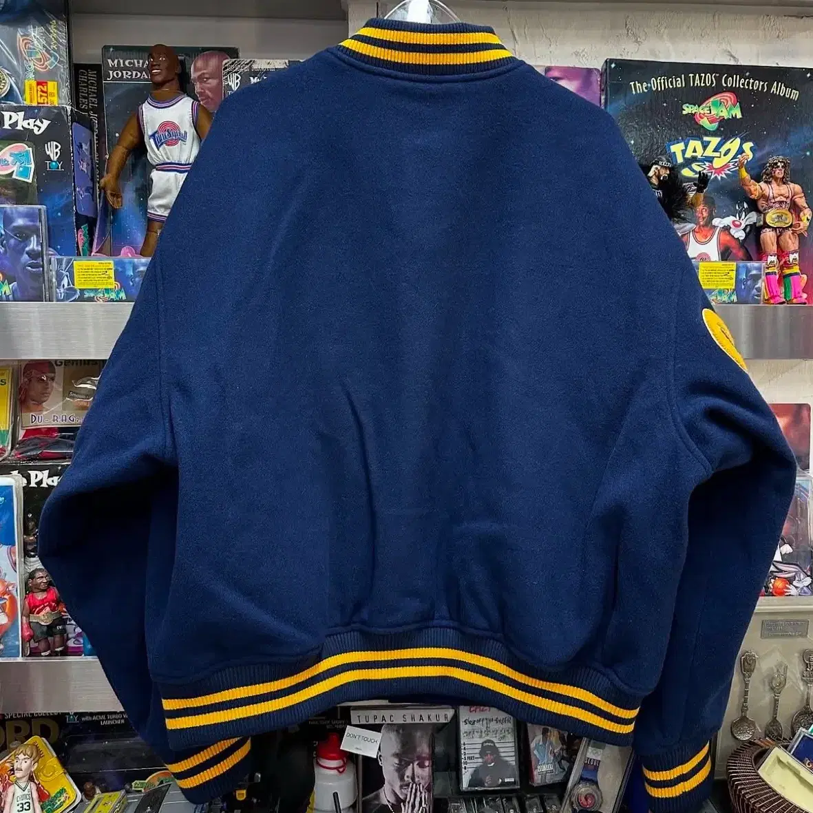 슈프림 Supreme Veritas Varsity Jacket Navy