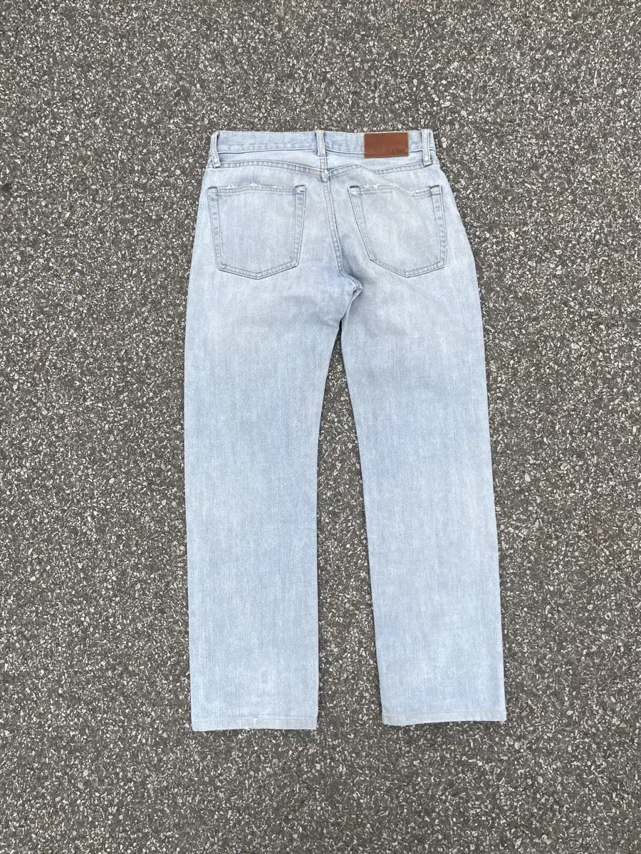 light blue Dirty Washing denim pants