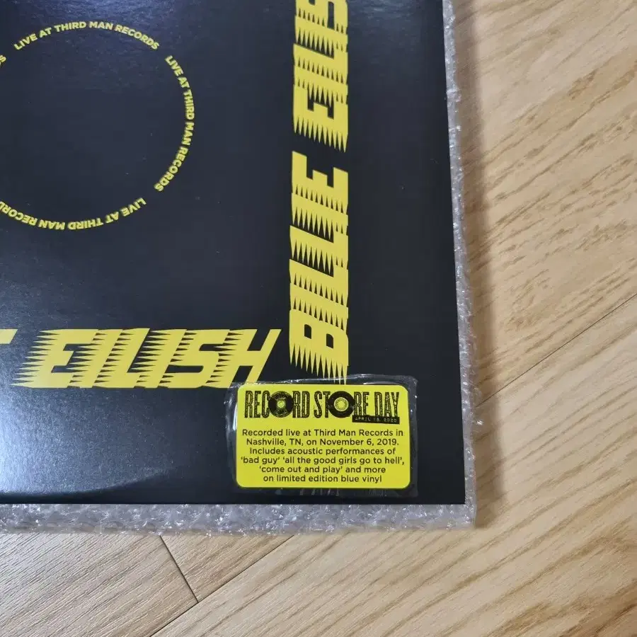 택포)Billie Eilish(빌리 아일리시)RSD한정반 LP 개봉반