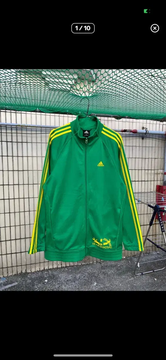 [XL]아디다스 삼선 배색 져지 Adidas