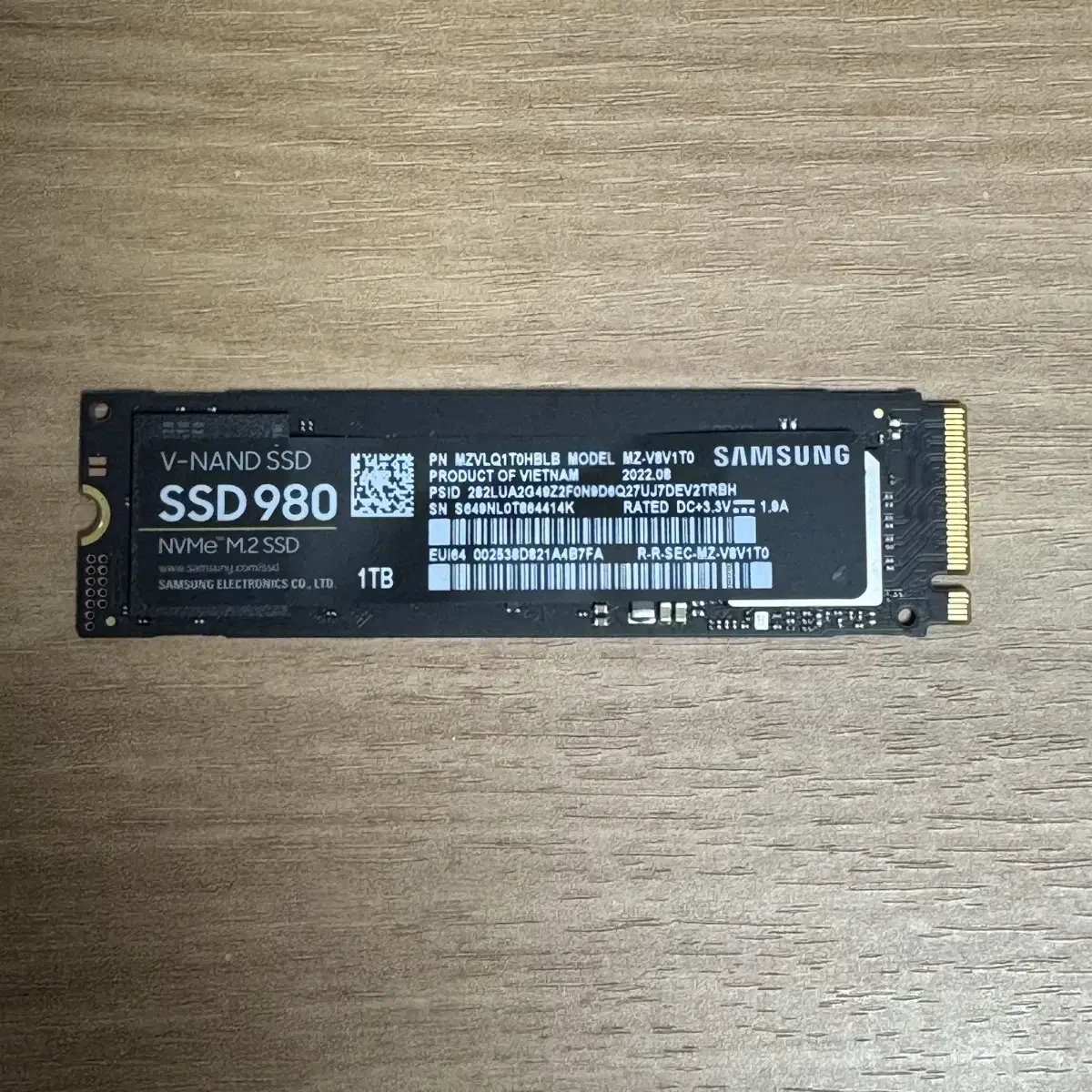 삼성 980 NVMe SSD 1TB팝니다.