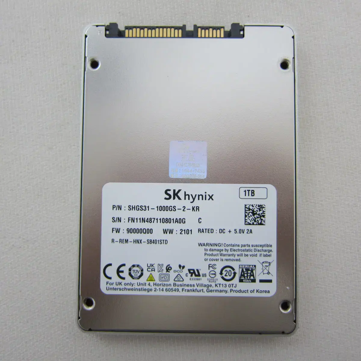 SK하이닉스 SSD Gold S31 1TB (AS 2026년 1월)