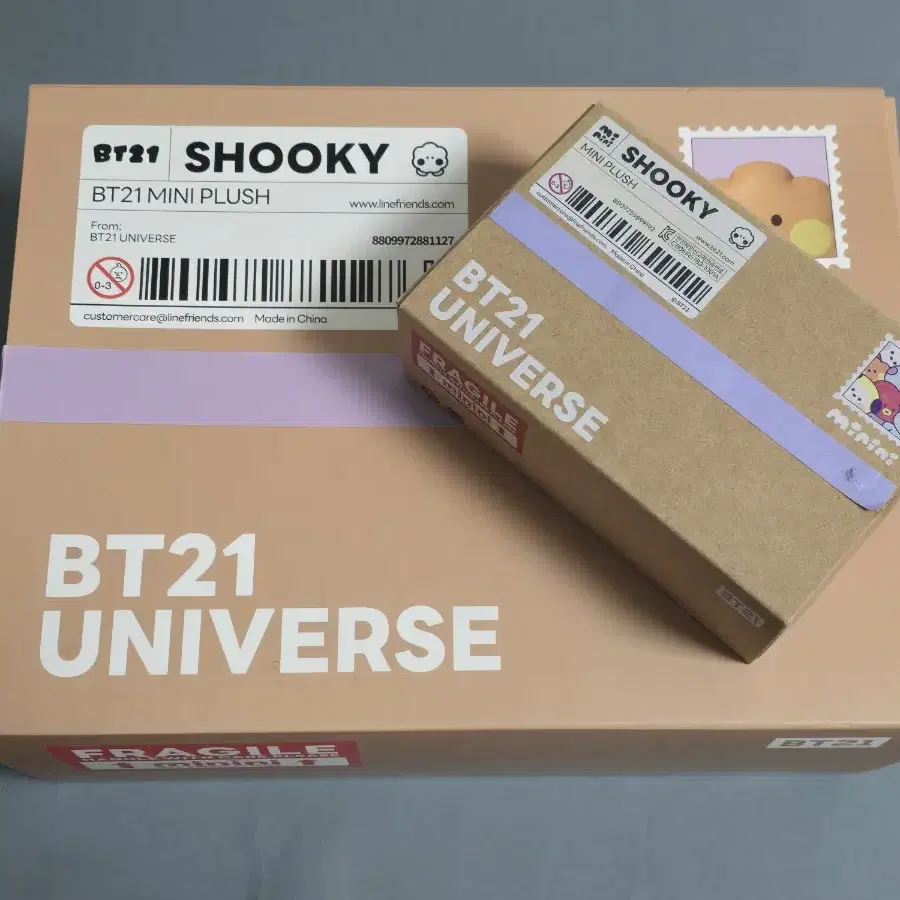 BT21 SHOOKY 미니니 빅앤타이니 스탠딩 인형