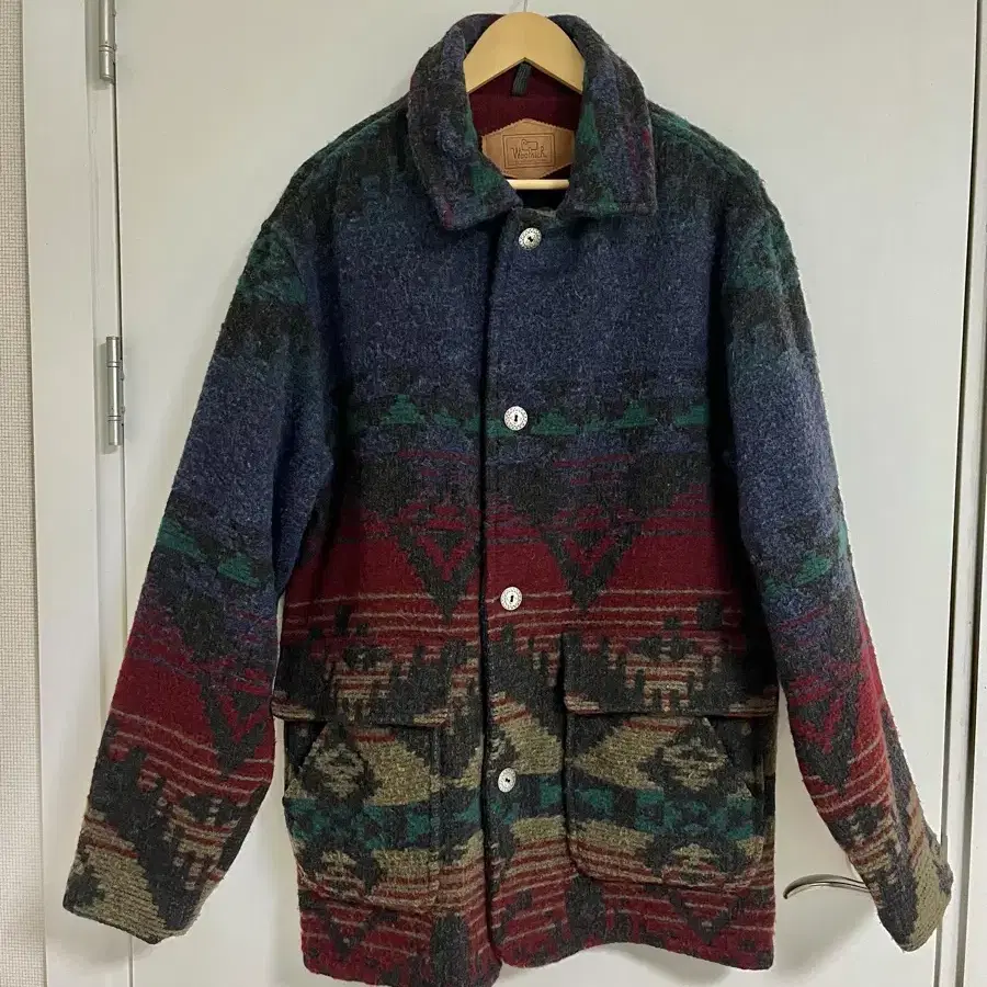 Woolrich 울리치 나바호 멜톤울 코트 / M