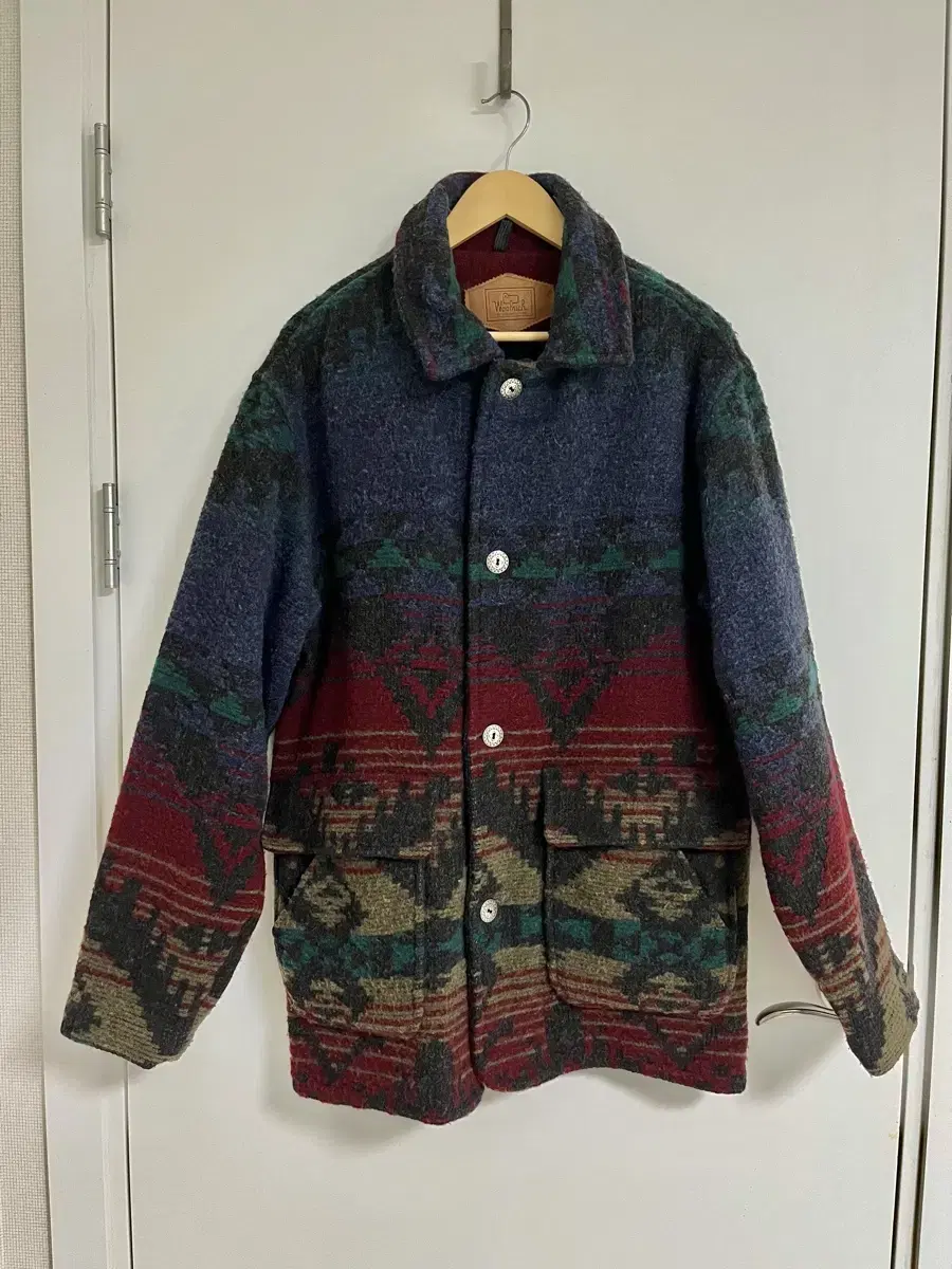 Woolrich 울리치 나바호 멜톤울 코트 / M