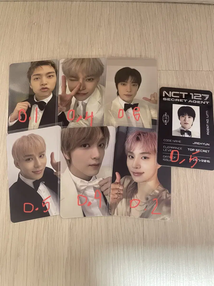 nct 127 fanmeeting photocard tc special johnnydoyoungjaehyeonjungwoohaechanjungwoo