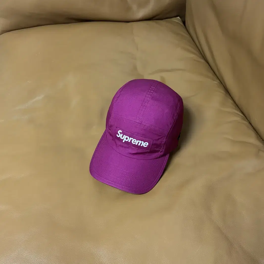 Supreme 슈프림 캠프캡 모자 (Shockcord Purple)