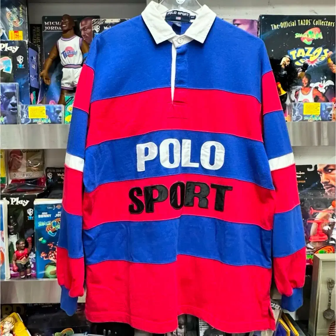 90S 폴로스포츠 POLO SPORT SPELL OUT 럭비 셔츠