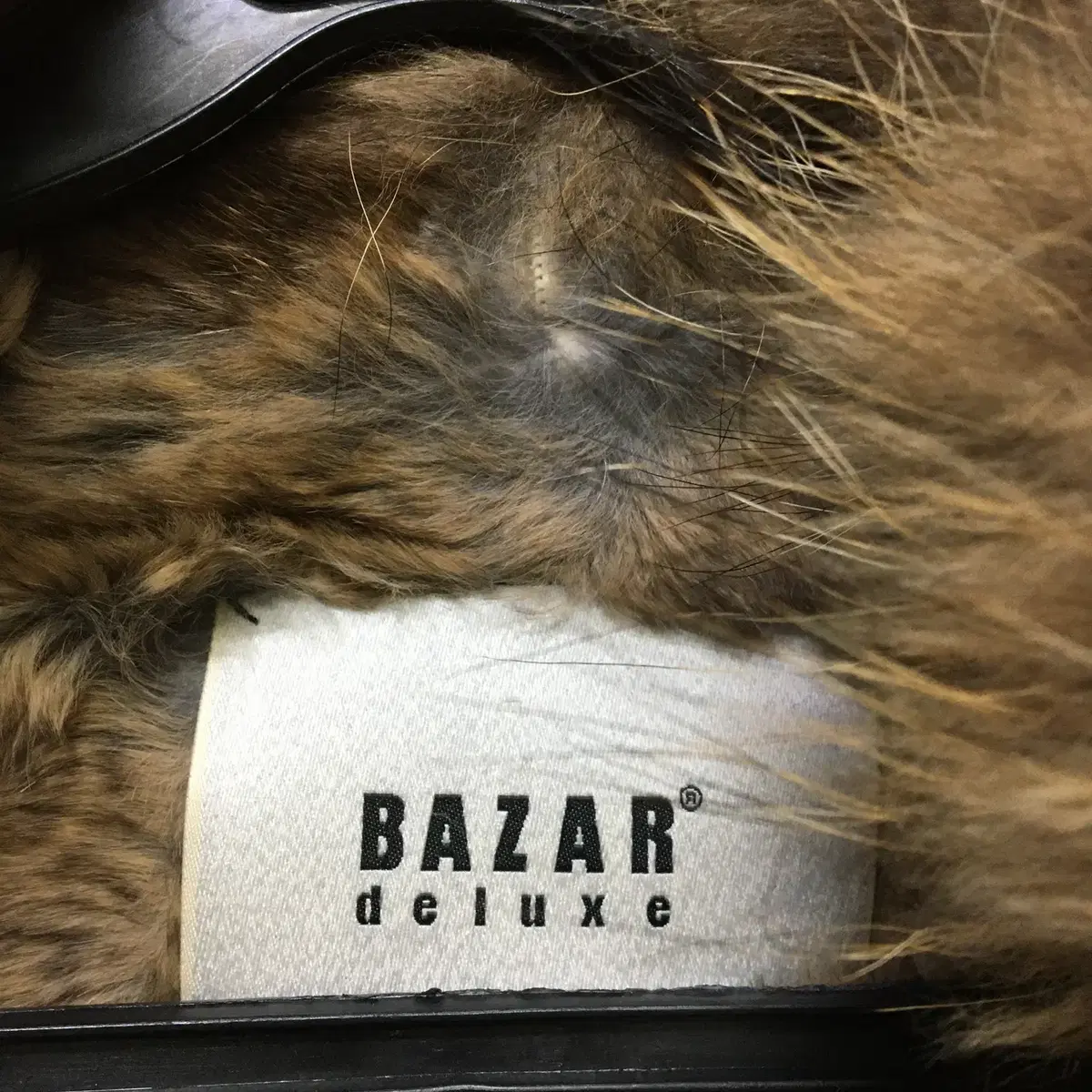 이태리정품 bazar DELUXE 여성 라쿤퍼 야상패딩