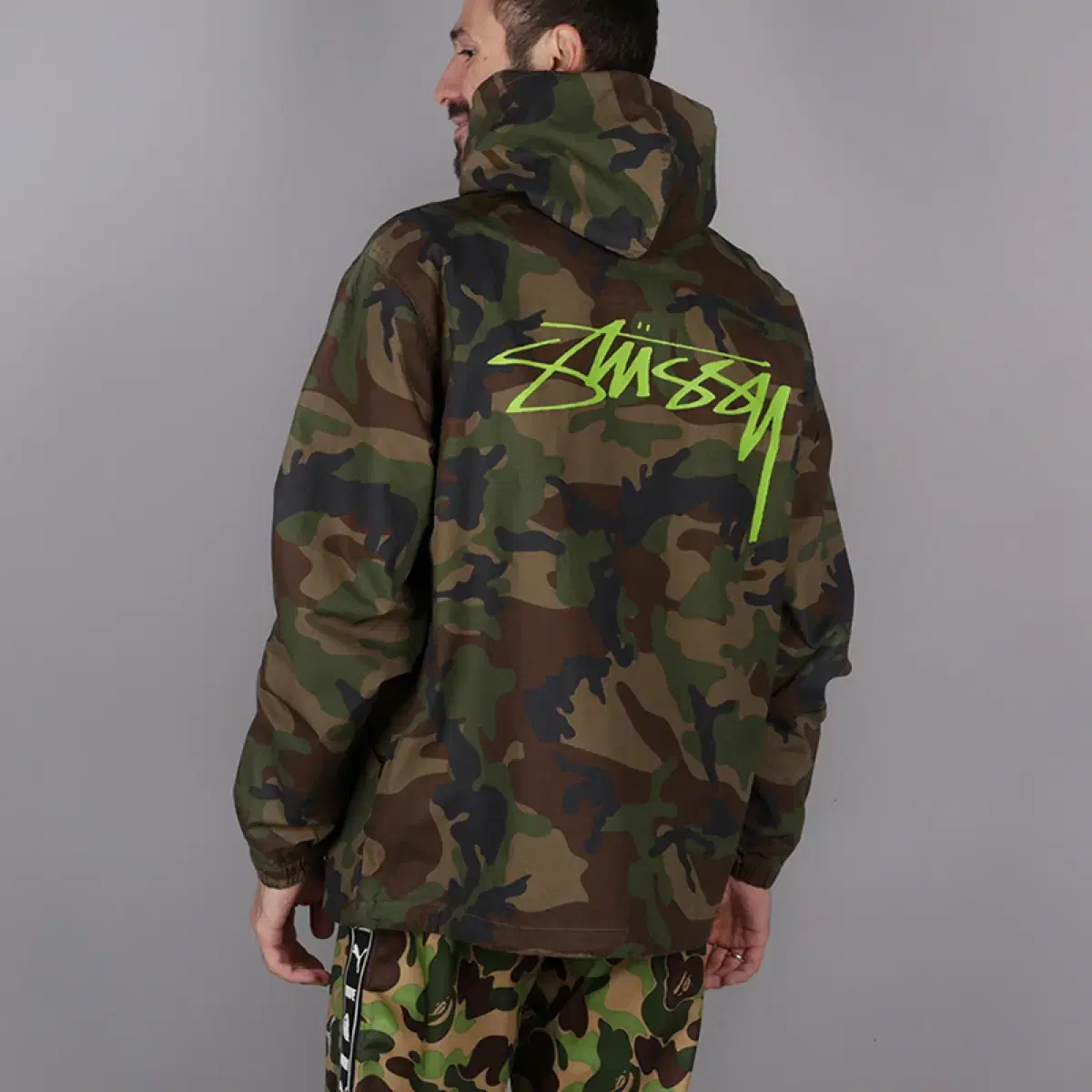 stussy ripstop pullover jacket