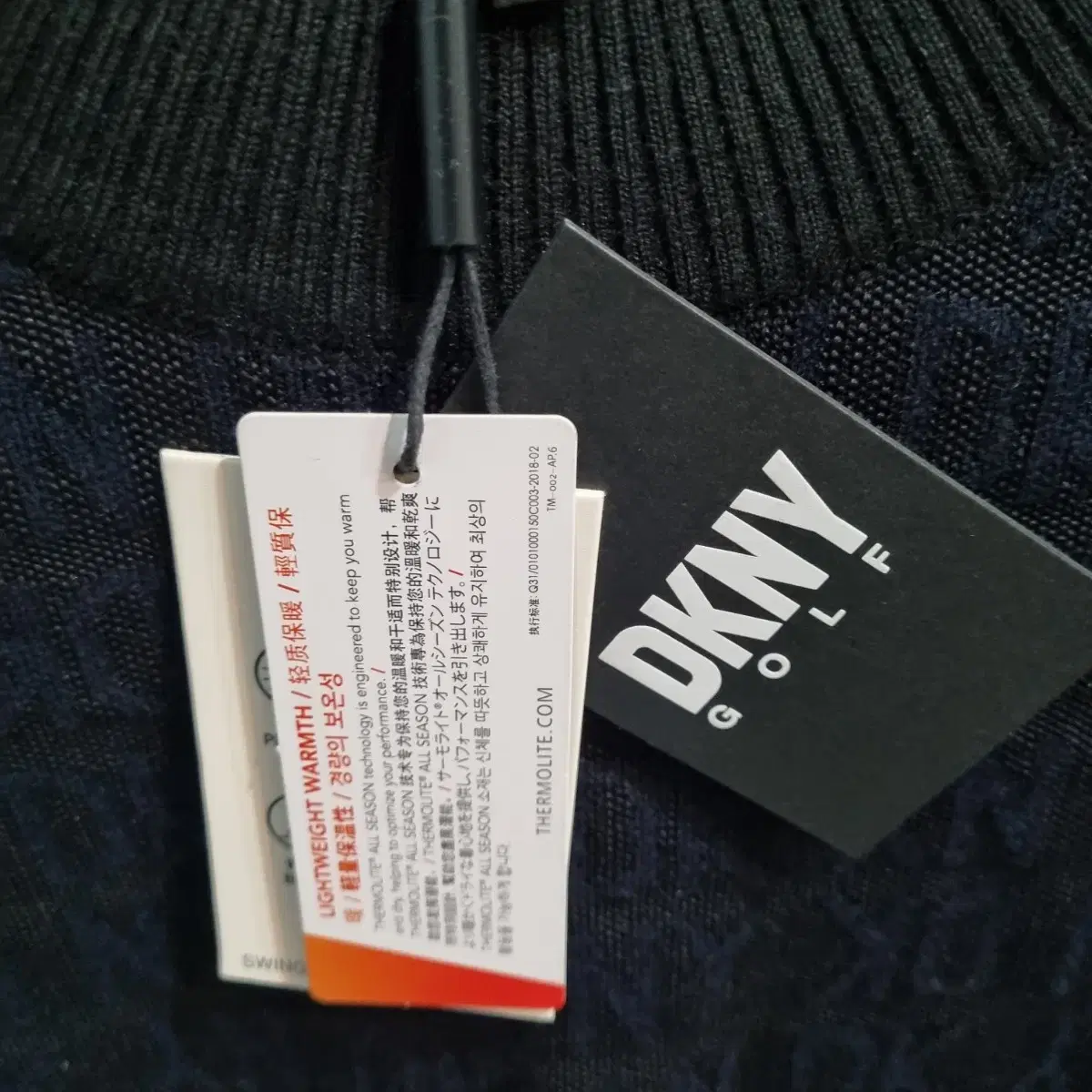 dkny 골프 반목폴라 니트 새상품