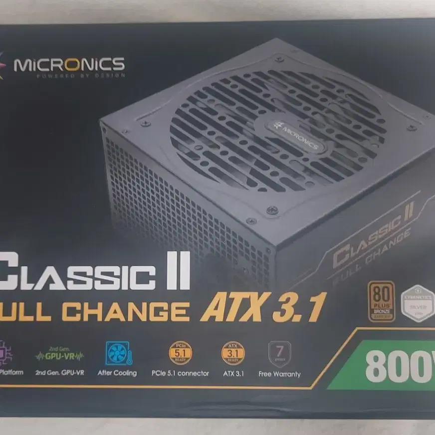 마이크로닉스 Classic II 풀체인지 800W 80PLUS 브론즈