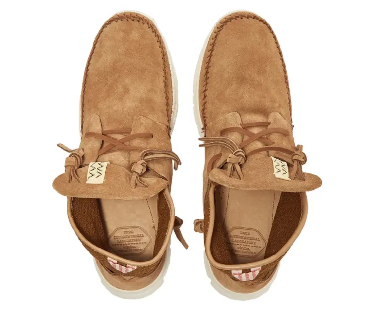 [US10] VISVIM UTE Moc Folk 카멜 비즈빔