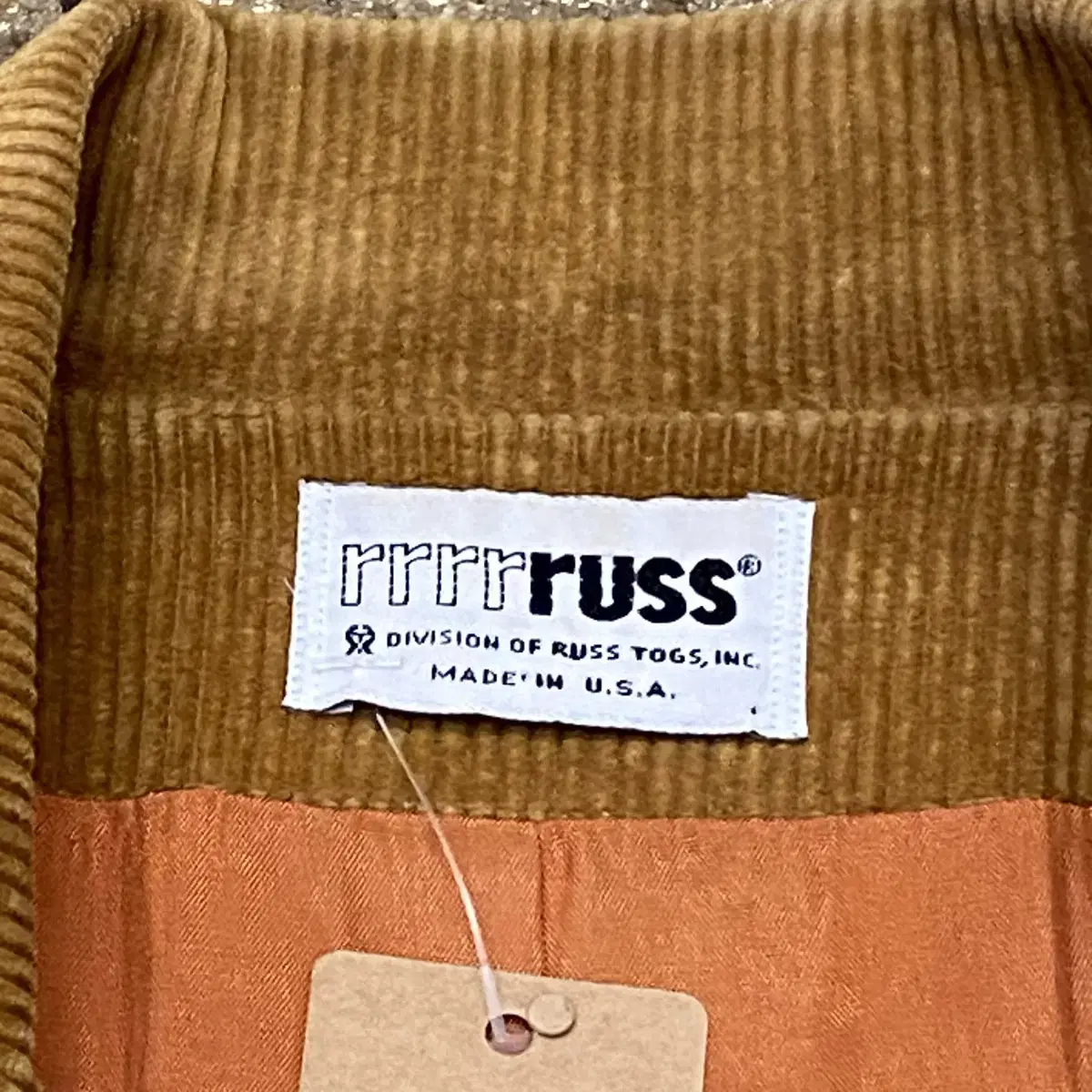 90s Made in USA 빈티지 russ 코듀로이 골덴 블레이저