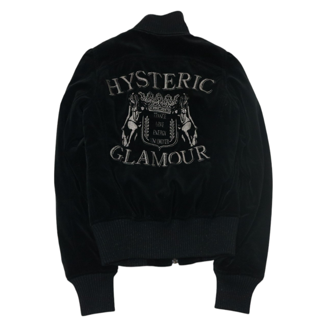 HYSTERIC GLAMOUR 히스테릭글래머 벨벳 자수 자켓