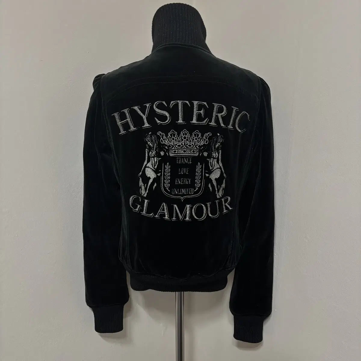 HYSTERIC GLAMOUR 히스테릭글래머 벨벳 자수 자켓