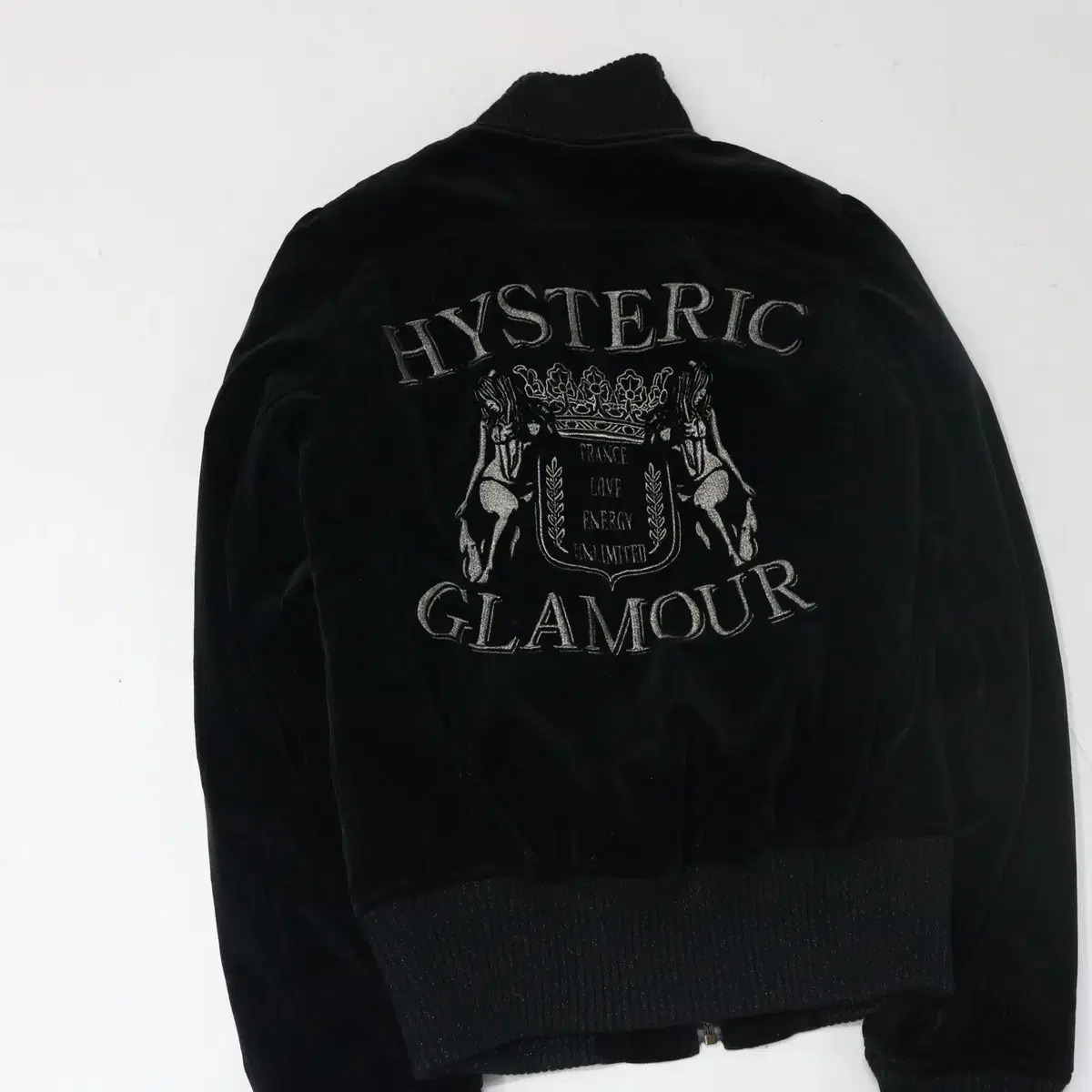 HYSTERIC GLAMOUR 히스테릭글래머 벨벳 자수 자켓