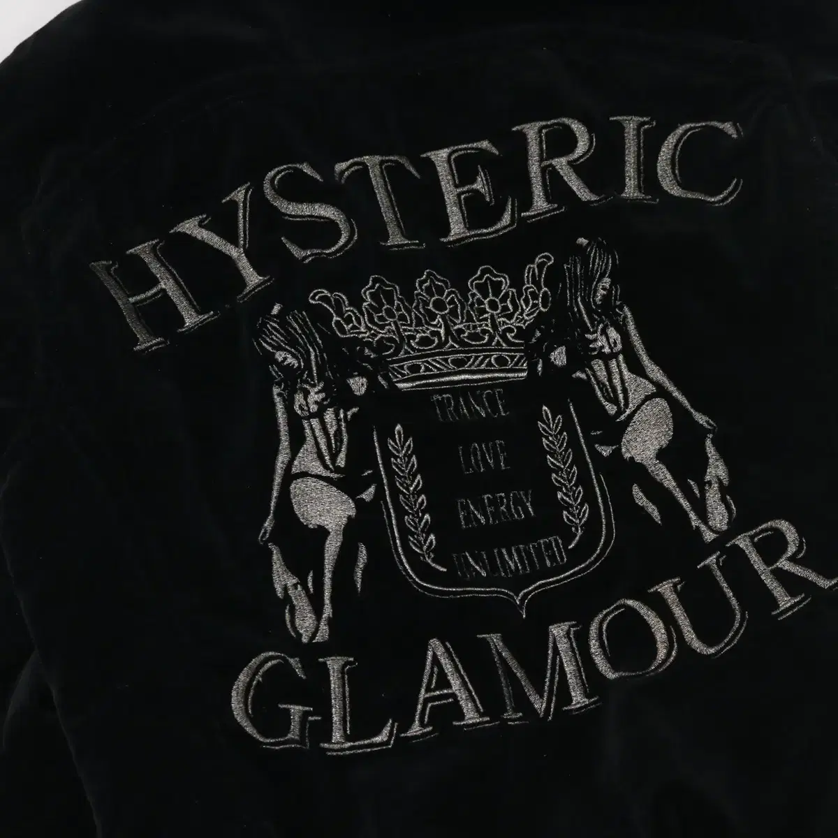 HYSTERIC GLAMOUR 히스테릭글래머 벨벳 자수 자켓