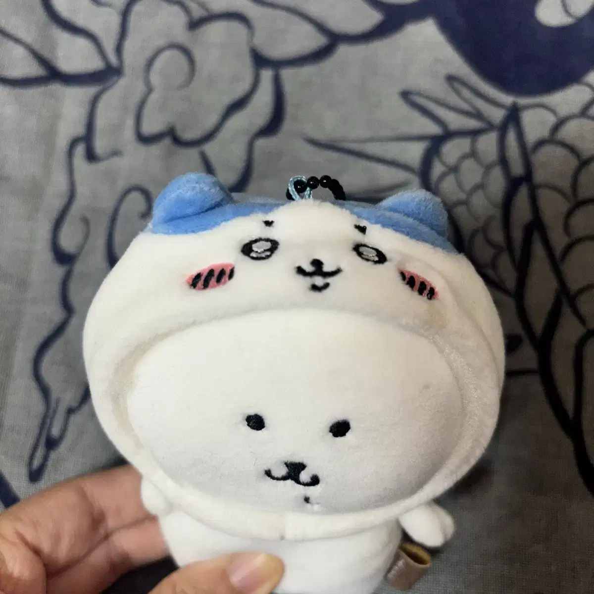 하치와레 농담곰 키링 인형