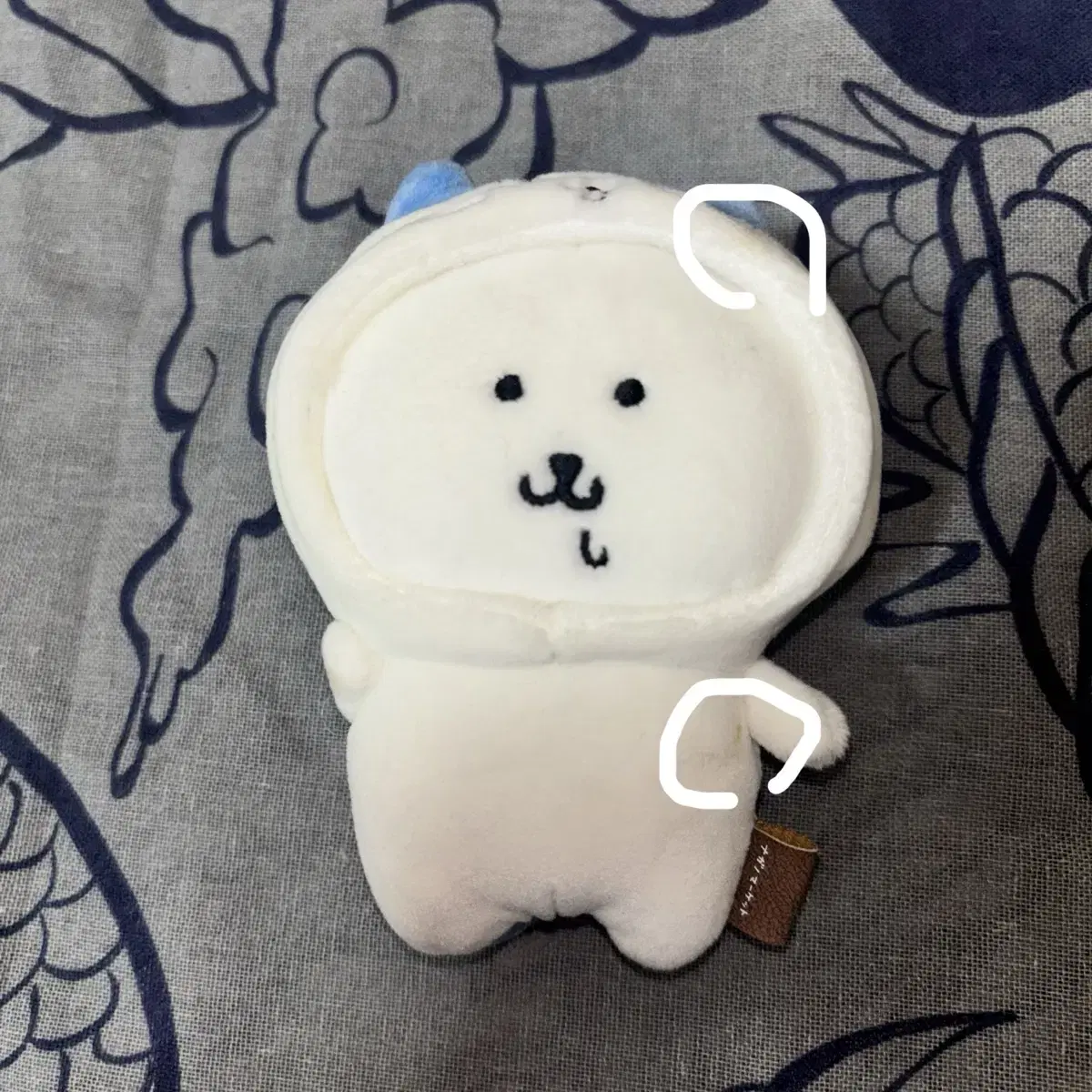 하치와레 농담곰 키링 인형