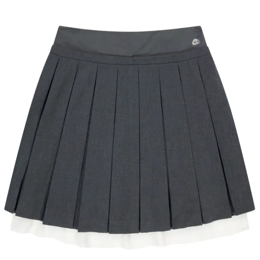 코이세이오 DOUBLE WAISTED PLEATS SKIRT GREY 1