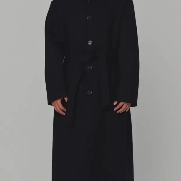 [m] amomento single breasted long coat