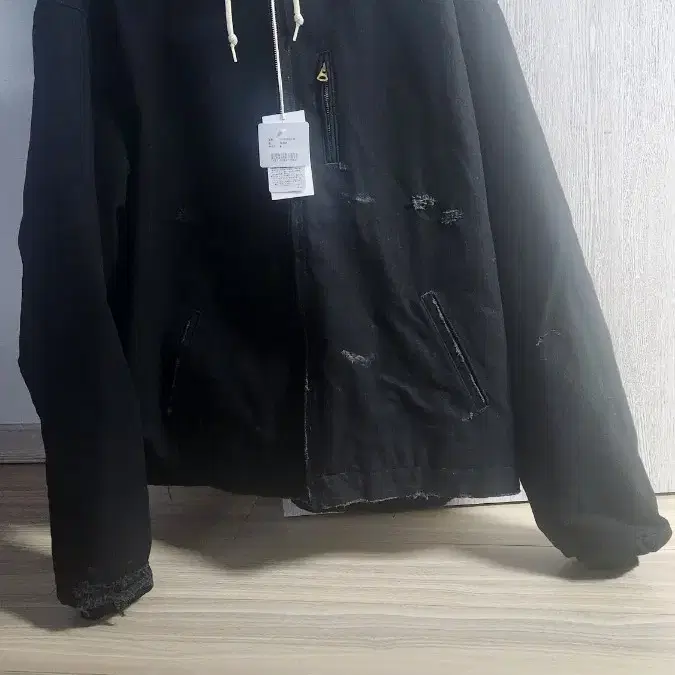 카미야 boro duck blouson 블랙 M사이즈