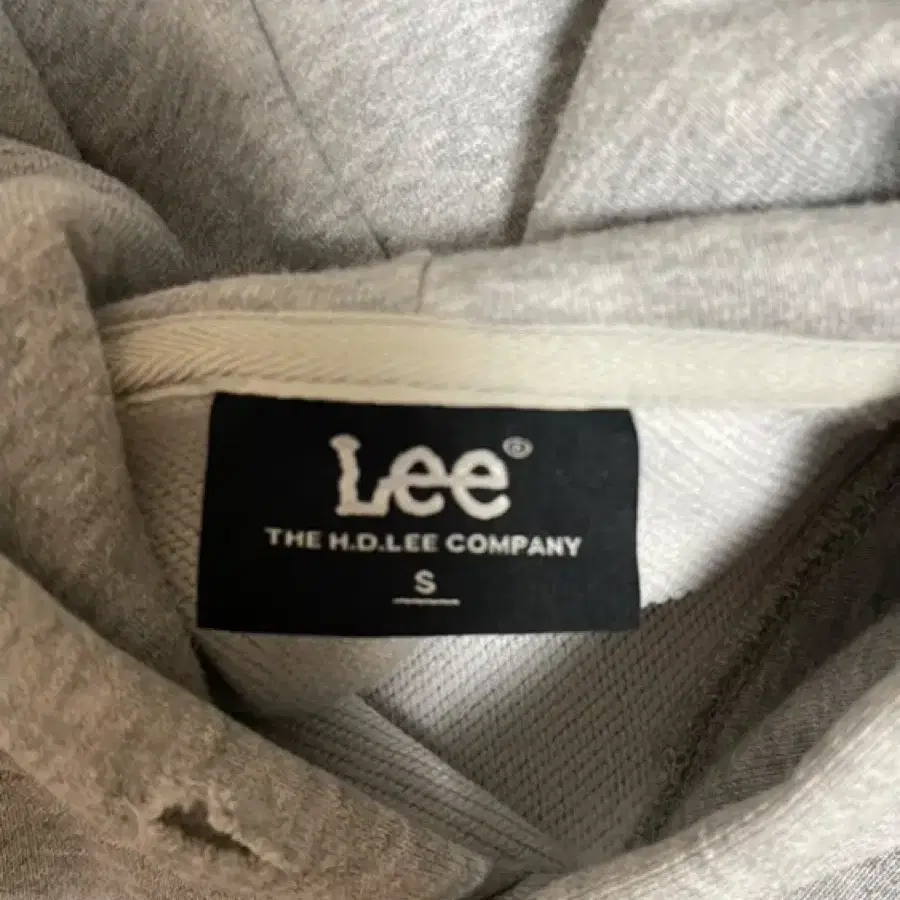 Lee 후드티 그레이