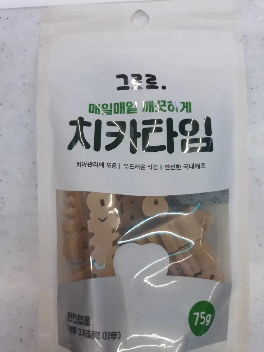 애완견 사료, 개껌 치카타임