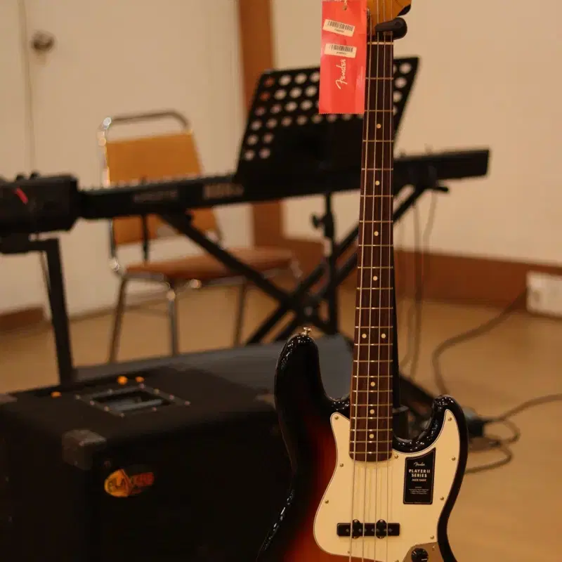 [신품,사용x] 펜더 멕시코 PLAYER II JAZZ BASS 썬버스트