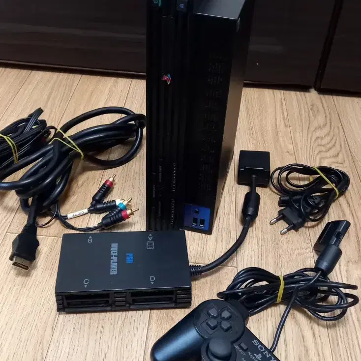 플레이스테이션2 PS2 듀얼쇼크 멀티플레이어포트 AV케이블 메모리카드