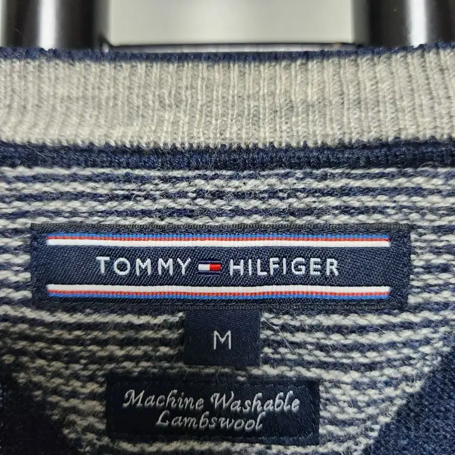 M 타미힐피거 TOMMY 램스울 니트