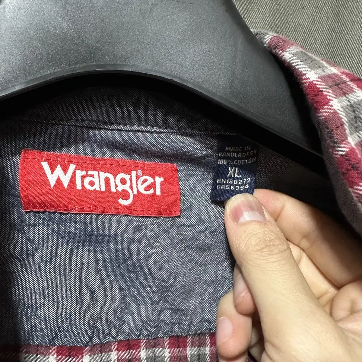 랭글러 (Wrangler) 셔츠 XL