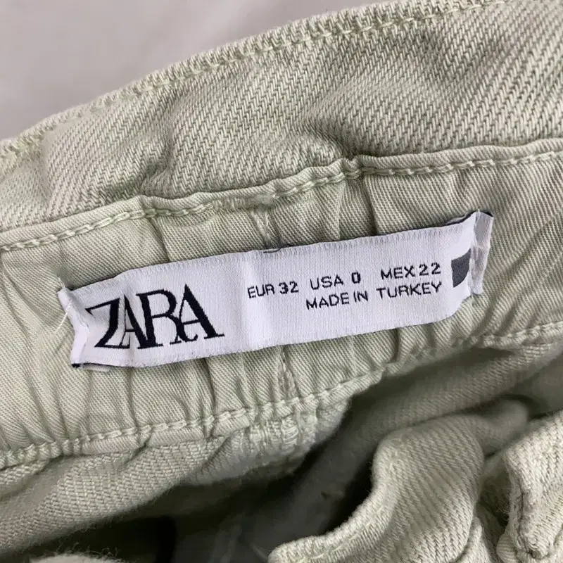 자라 ZARA 하이라이즈 와이드팬츠 밴딩바지 free A06855