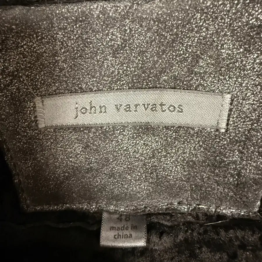 존 바바토스 johnvarvatos 무스탕 쉬어링 레더 롱 코트