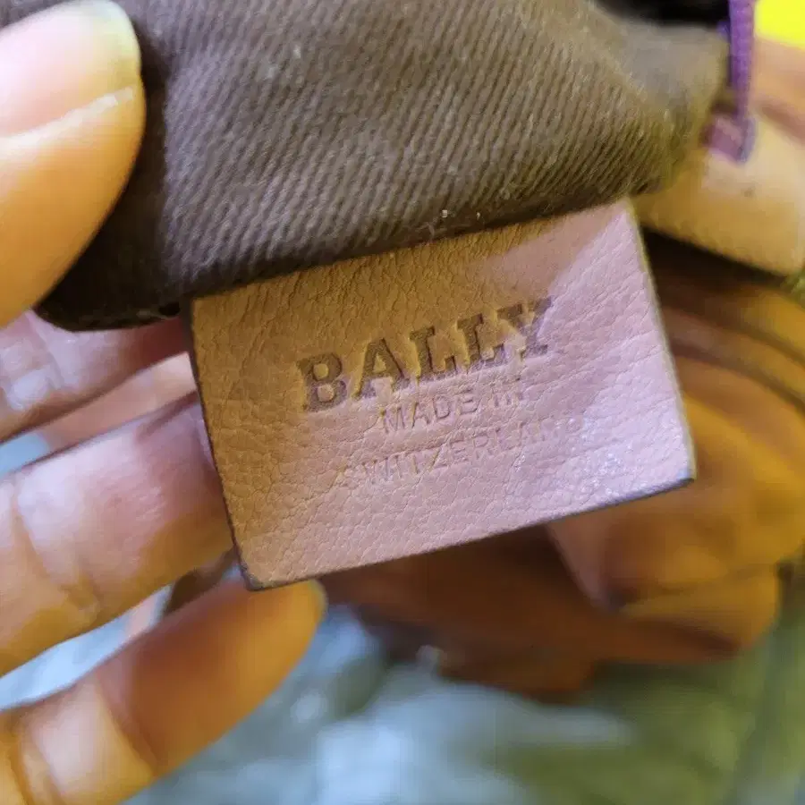 정품 발리 (BALLY) 가죽 토트백