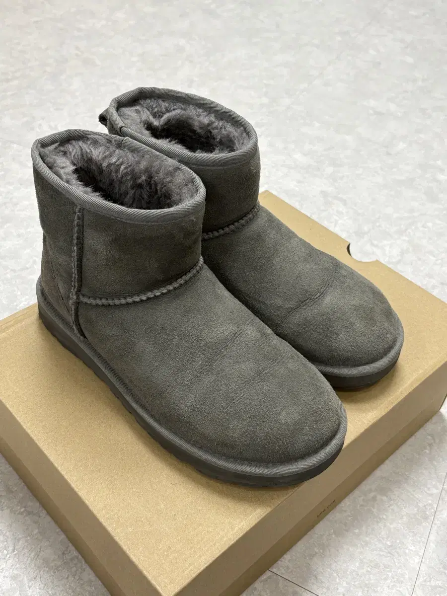 UGG Classic Mini_Gray 7W 240 미국 회색 어그