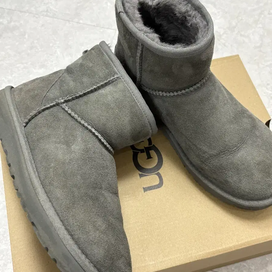 UGG Classic Mini_Gray 7W 240 미국 회색 어그