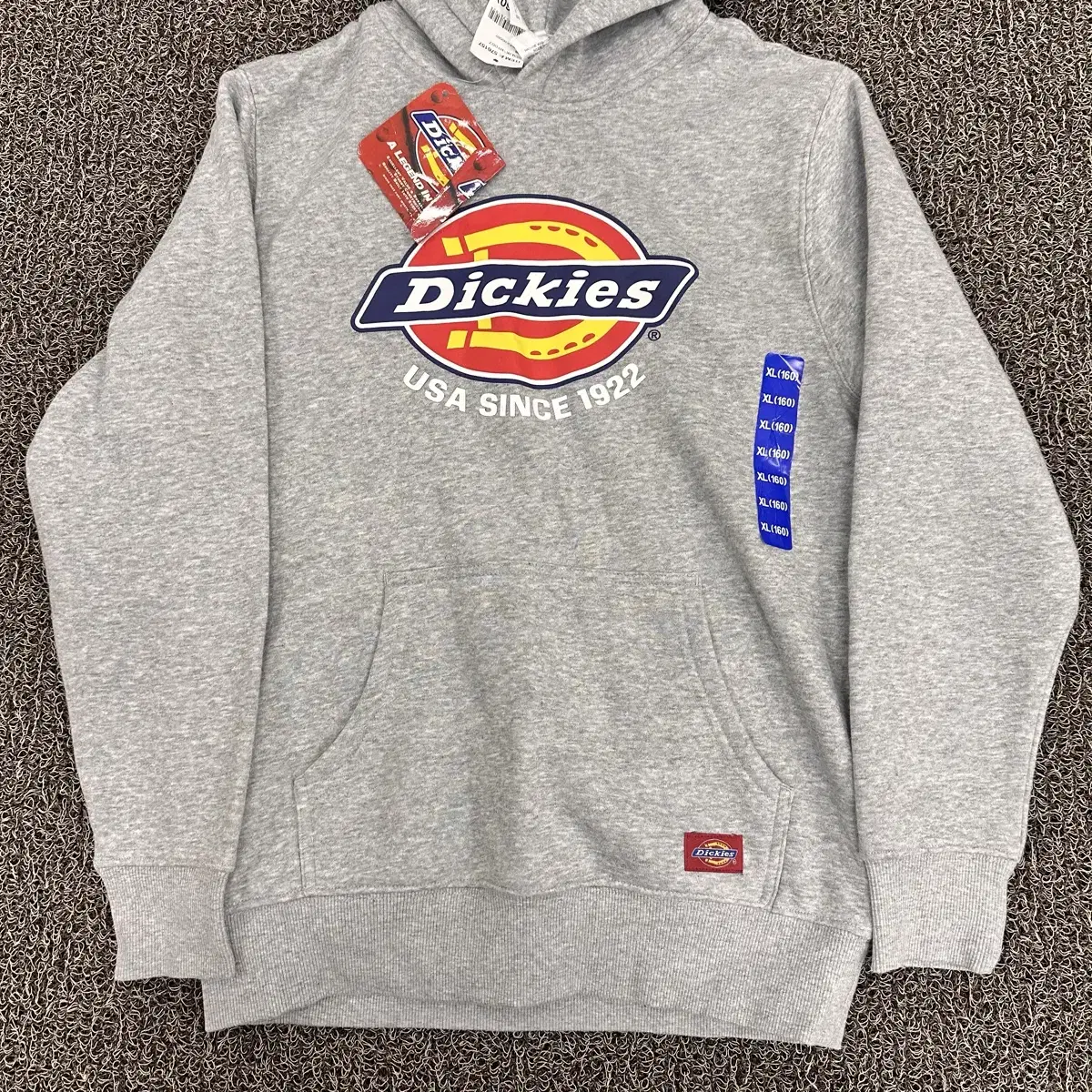 [새상품] Dickies 디키즈 여성 기모 후드티 그레이 XL