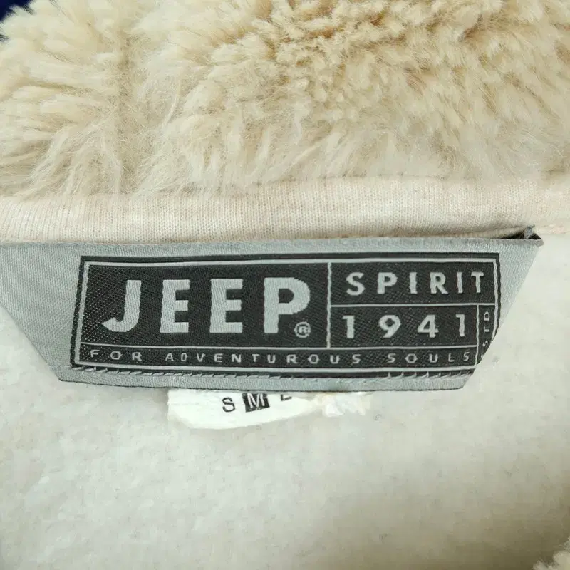 공용 M | JEEP 플리스 후드집업