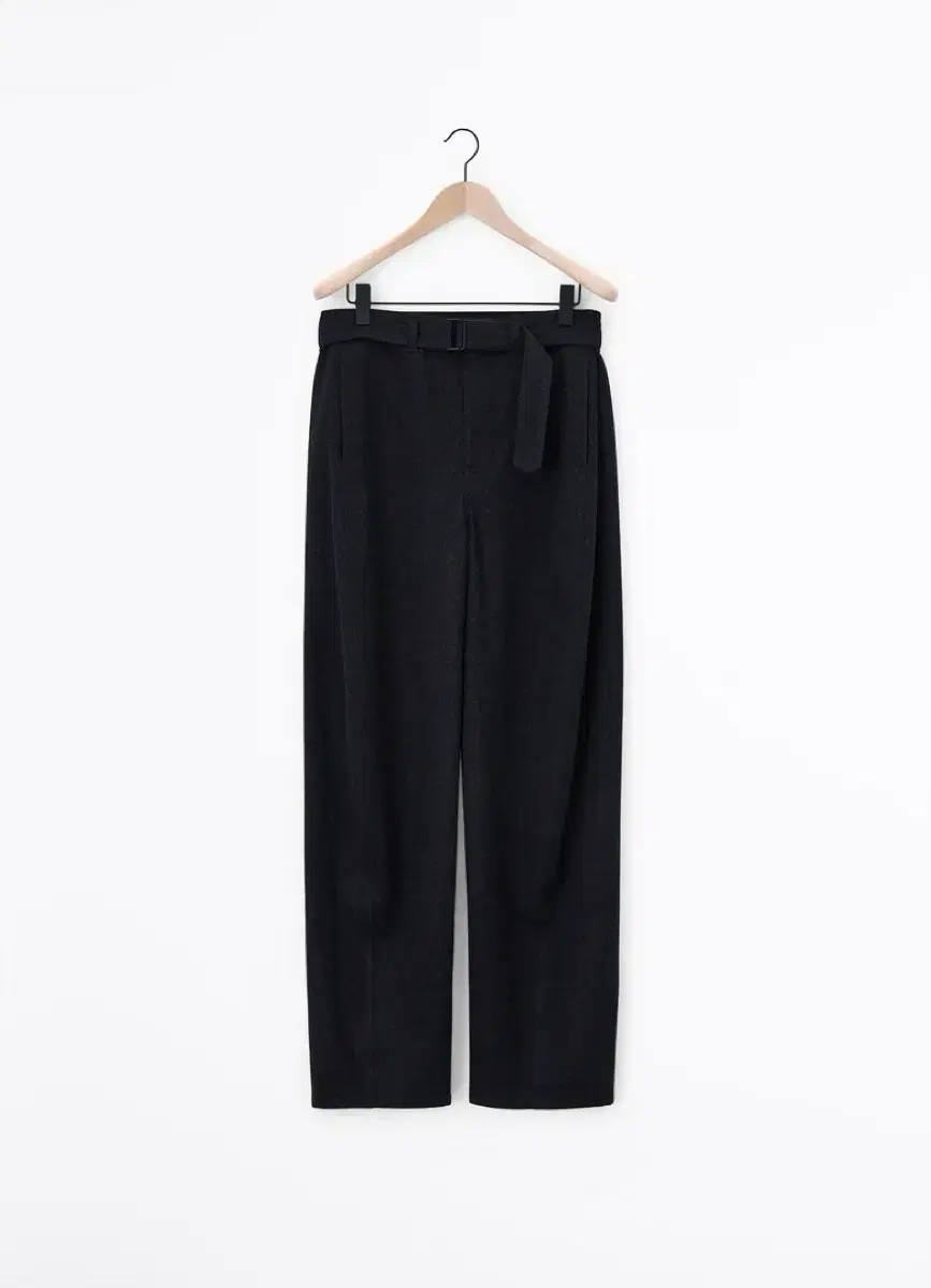 Lemaire 24FW Belted Twisted Tailored Trousers Black 50