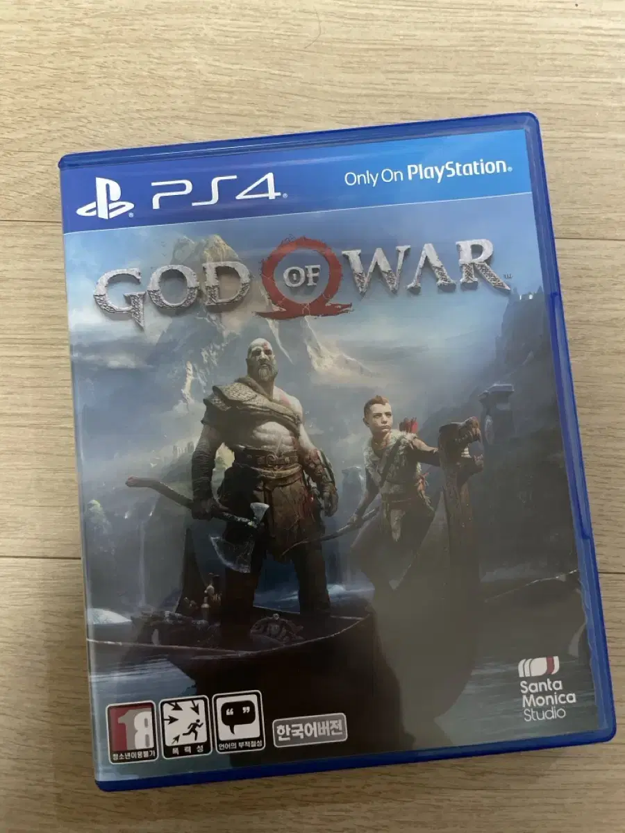 Ps4 갓 오브 워 타이틀(god of war) 한국어버전