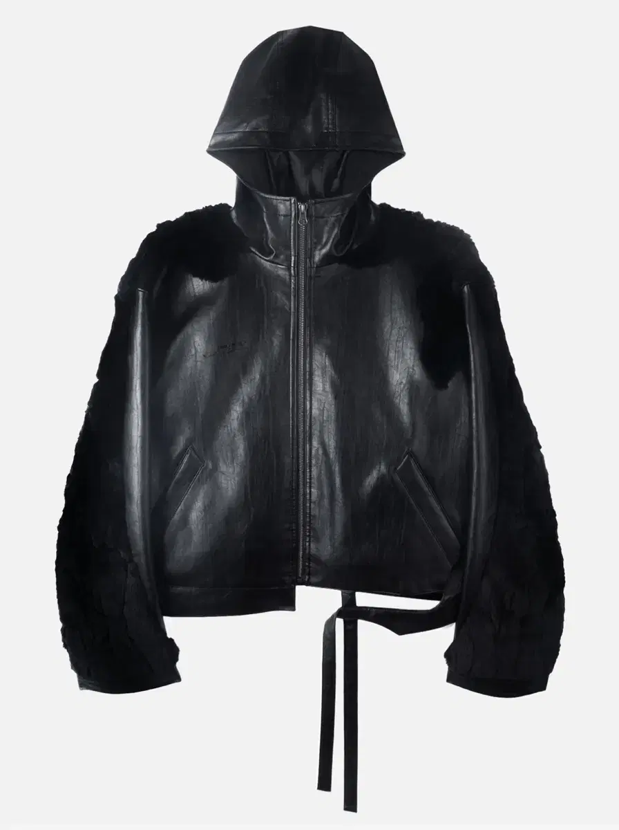 aesynctx 에이시네틱스 SWAMP FAUX LEATHER JACKE