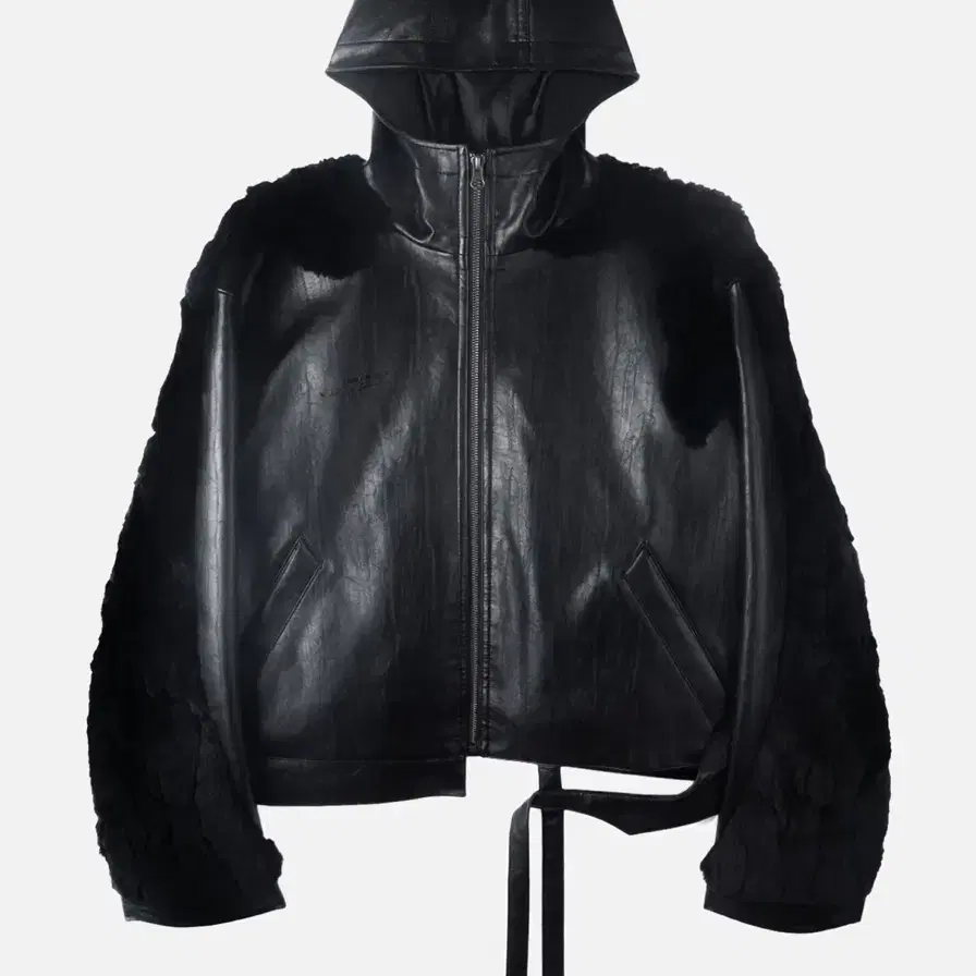 aesynctx 에이시네틱스 SWAMP FAUX LEATHER JACKE