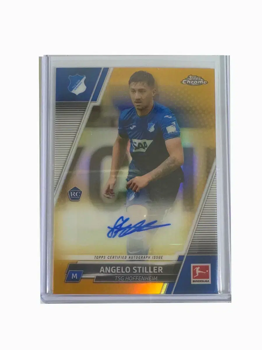 21/22 Tops Chrome Bundesliga Angelo Stiller 50Limited Lecchiotto